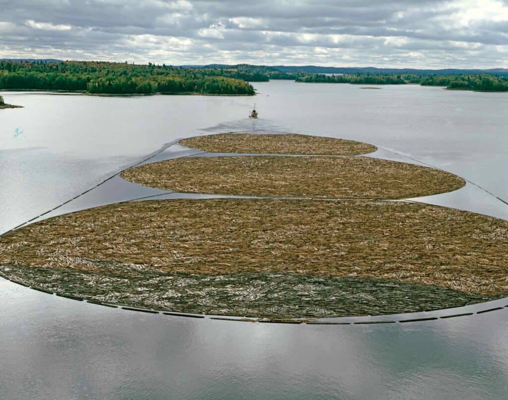 Water treatment ponds in Ottawa, Canada for sustainable water management.