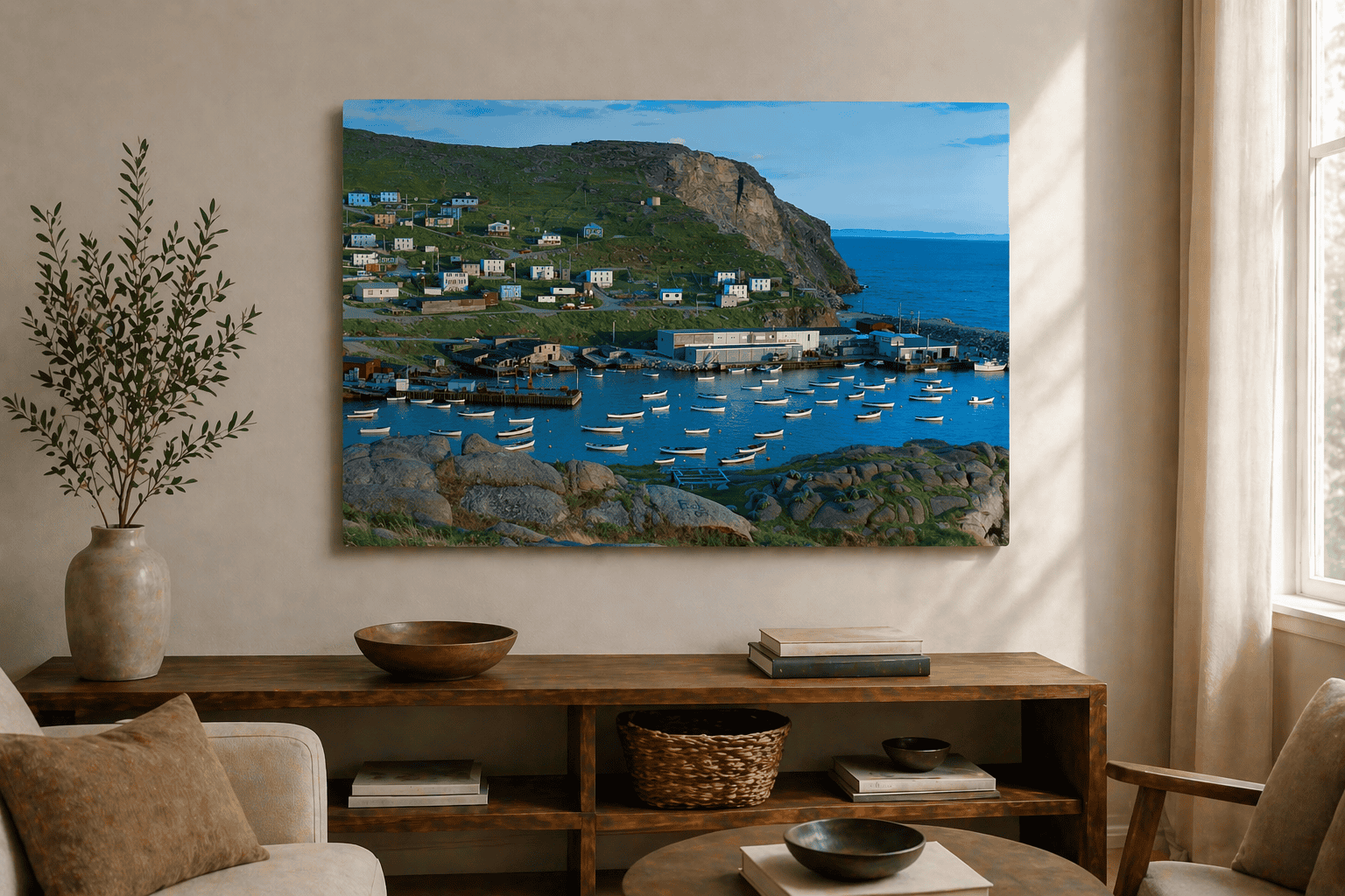 Ottawa coastal landscape art print by Malak of Ottawa.